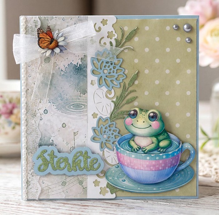 3D Pushout Sheet - Berries Beauties - Joyful Hoppers - A Cup Of Frog