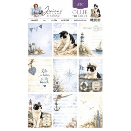 Jenine's Art Studio – Ollie the Sailor – ATC 001 Jenine's Art Studio – Ollie the Sailor – ATC 001
