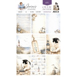 Jenine's Art Studio – Ollie the Sailor – ATC 002 Jenine's Art Studio – Ollie the Sailor – ATC 002