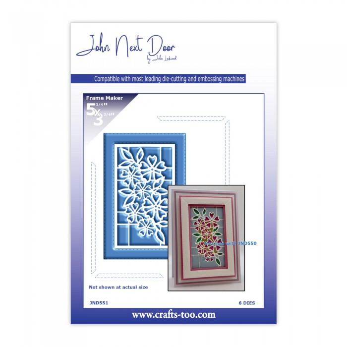JND Cutting Die Stitched Lines Frame Maker
