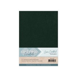 Linen Cardstock - A5 - Forest Green