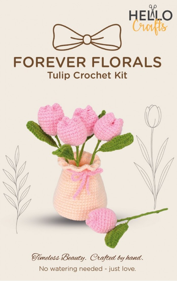 Forever Florals - Pale Pink Tulips