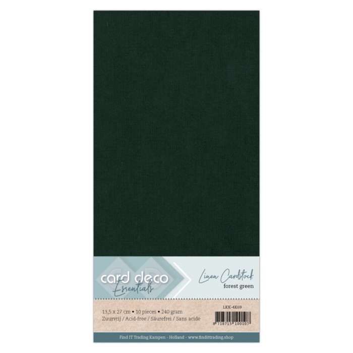Linen Cardstock - 4K - Forest Green