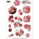 3D Pushout Sheet - Berries Beauties - Floral Elegance - Peony Delight