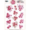 3D Pushout Sheet - Berries Beauties - Floral Elegance - Orchid Grace