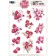 3D Pushout Sheet - Berries Beauties - Floral Elegance - Orchid Grace