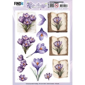 3D Pushout Sheet - Berries Beauties - First Blossoms - Blooming Tales