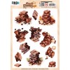 3D Pushout Sheet - Berries Beauties - Sweet Moments - Chocolate Bliss
