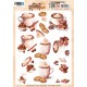 3D Pushout Sheet - Berries Beauties - Sweet Moments - Cookie Delights