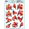 3D Pushout Sheet - Berries Beauties - Whispers of Nature - Red