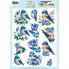 3D Pushout Sheet - Berries Beauties - Whispers of Nature - Blue