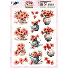 3D Pushout Sheet - Berries Beauties - Blooming Harmony - Blooming Elegance