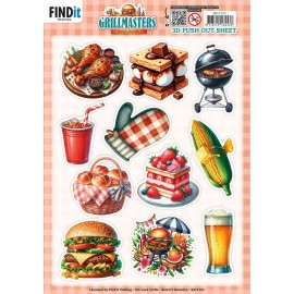 3D Pushout Sheet - Berries Beauties - Grillmasters - Assorti