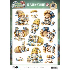 3D Pushout Sheet - Berries Beauties - Happy Gnomes - The Tiny Baker 3D Pushout Sheet - Berries Beauties - Happy Gnomes - The Tiny Baker