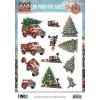 3D Pushout Sheet - Berries Beauties - Victorian Christmas Tales - Underneath The Christmas Tree