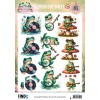 3D Pushout Sheet - Berries Beauties - Joyful Hoppers - Hopping Harmony