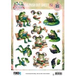 3D Pushout Sheet - Berries Beauties - Joyful Hoppers - Pondside Pages