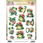 3D Pushout Sheet - Berries Beauties - Joyful Hoppers - Bouquet Of Joy