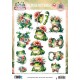 3D Pushout Sheet - Berries Beauties - Joyful Hoppers - Bouquet Of Joy