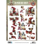 3D Pushout Sheet - Berries Beauties - Fairy Christmas - A Little Sad