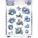3D Pushout Sheet - Berries Beauties - Blue Christmas - Christmas Feelings
