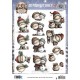 3D Pushout Sheet - Berries Beauties - Whimsical Christmas - Santa Claus