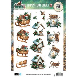 3D Pushout Sheet - Berries Beauties - Good Old Christmas - Variety 3D Pushout Sheet - Berries Beauties - Good Old Christmas - Variety
