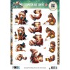 3D Pushout Sheet - Berries Beauties - Good Old Christmas - Girl