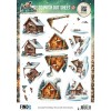 3D Pushout Sheet - Berries Beauties - Good Old Christmas - Houses
