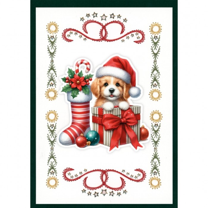 Stitch & Do boek A6 - 37 - Warm Christmas Paws