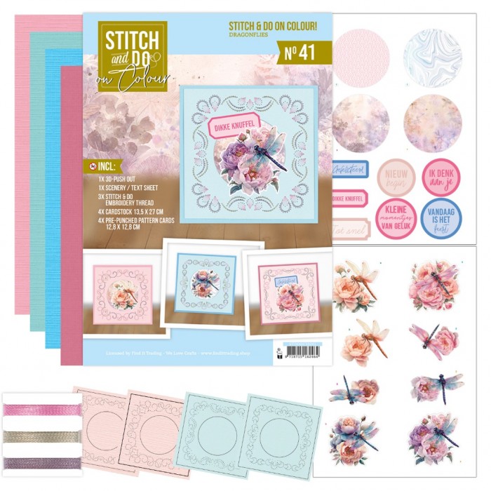 Stitch and DO on Colour 41 - Dragonflies