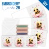 Stitch and Do PP cards 29 - Cute Bees