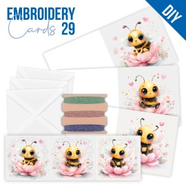 Stitch and Do PP cards 29 - Cute Bees