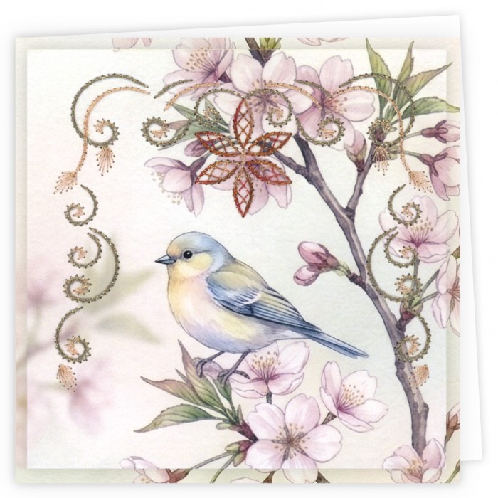 Stitch and Do Cards 33 - Blossom Birds