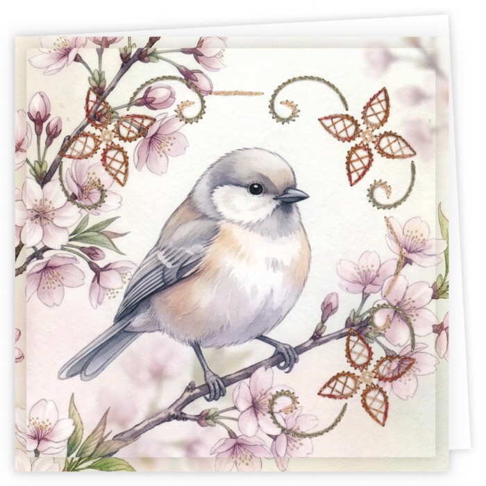 Stitch and Do Cards 33 - Blossom Birds