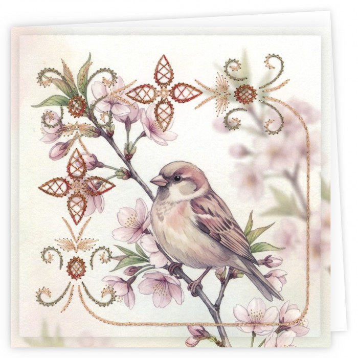 Stitch and Do Cards 33 - Blossom Birds