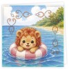 Stitch and Do Cards 38 - Sweet Summer Lion
