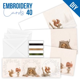 Stitch and Do Cards 40 - Christmas Squirrel
