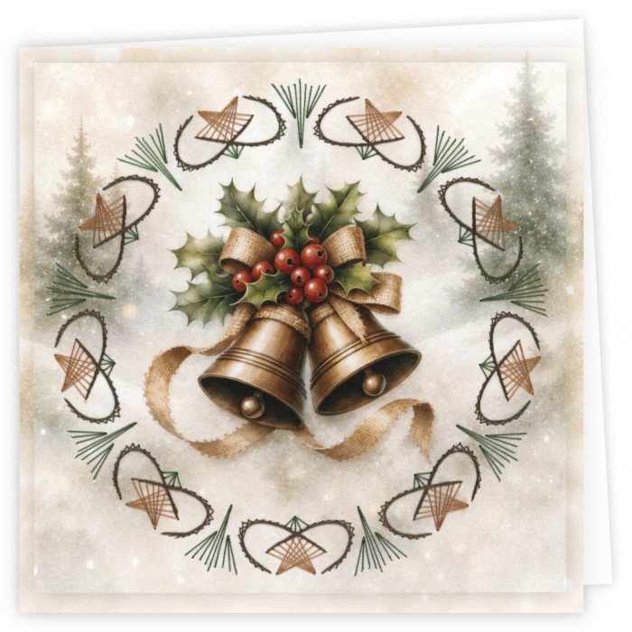 Stitch and Do Cards 41 - Joyful Christmas Bells