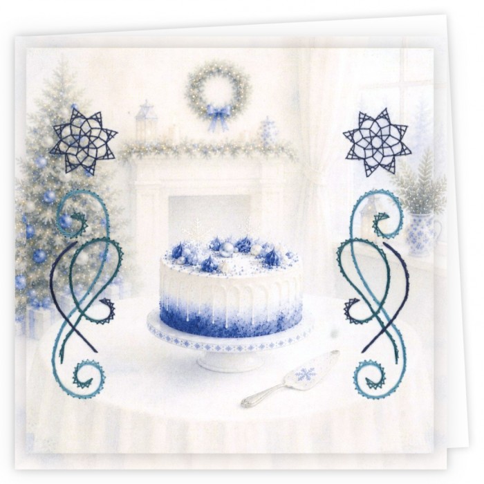 Stitch and Do Cards 43 - Blue Christmas Treats