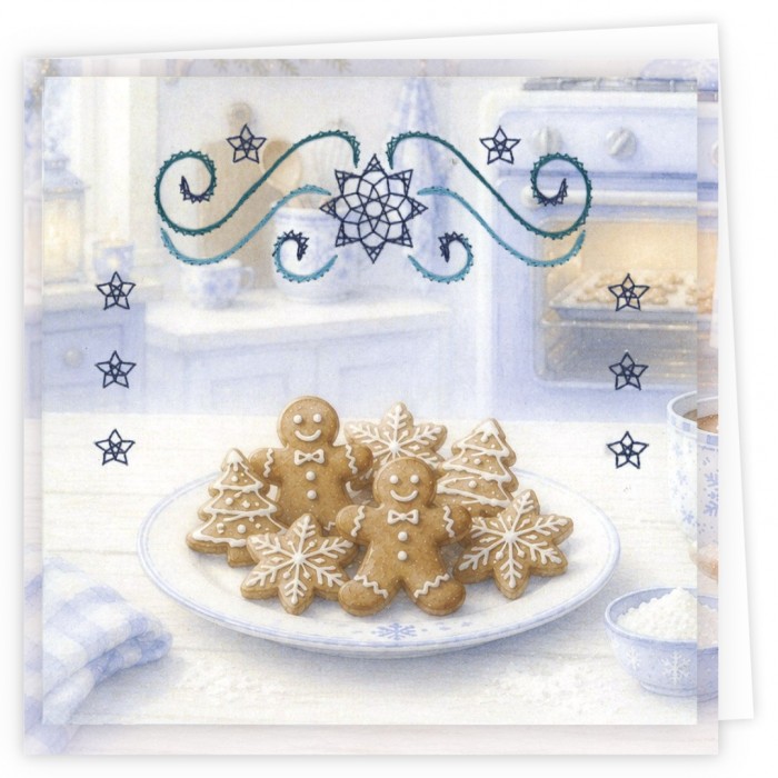 Stitch and Do Cards 43 - Blue Christmas Treats