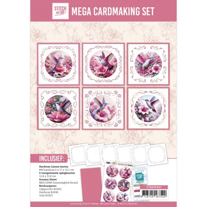 Stitch and Do Special set 1 - Hummingbird Fantasy - MEGA PAKKET