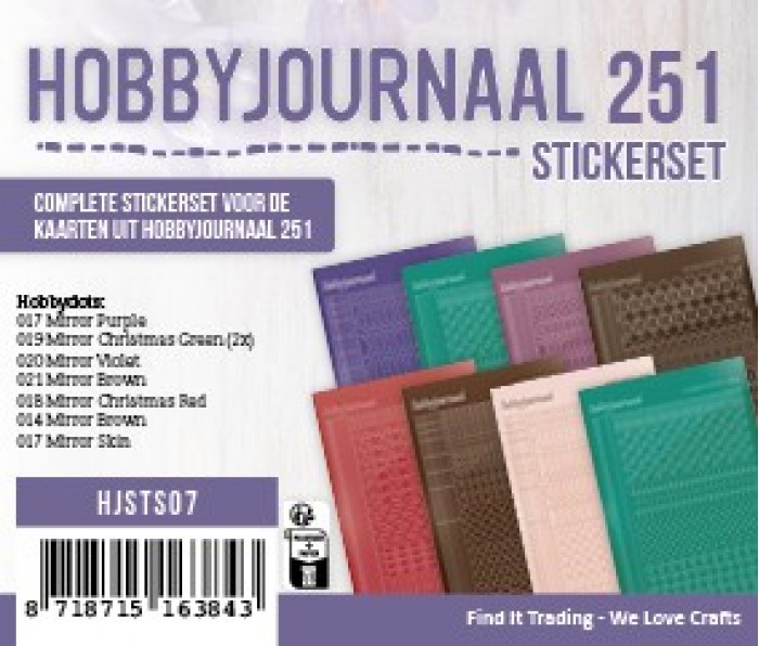 Stickerset Hobbyjournaal 251