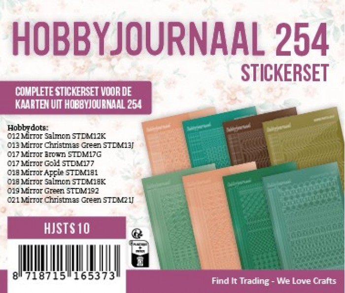 Stickerset Hobbyjournaal 254