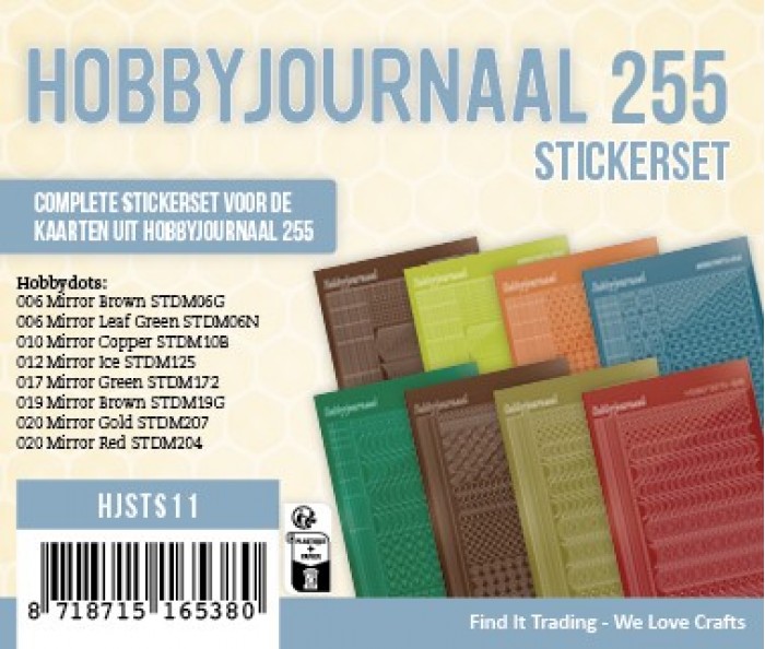 Stickerset Hobbyjournaal 255