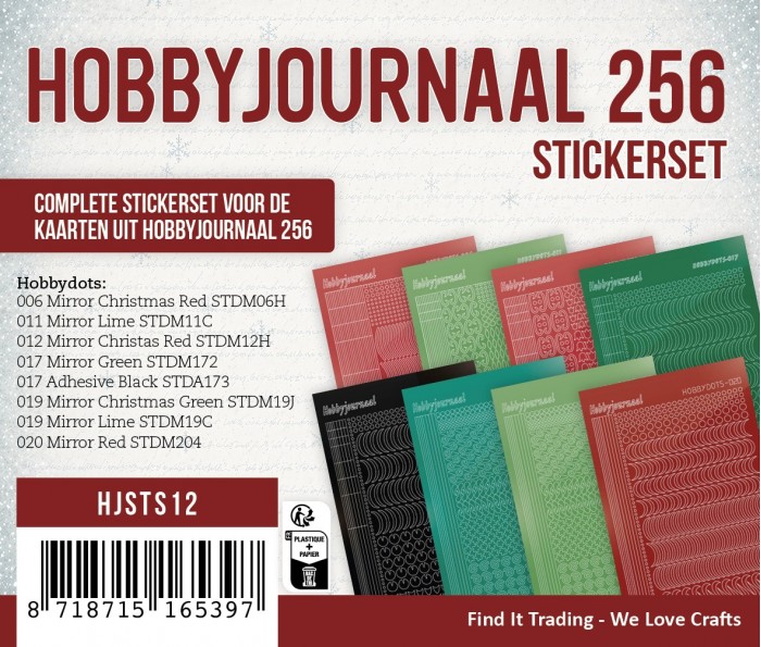 Stickerset Hobbyjournaal 256