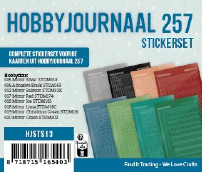 Stickerset Hobbyjournaal 257