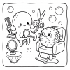 Findit Color - Coloring Book - Cozy Ocean Days