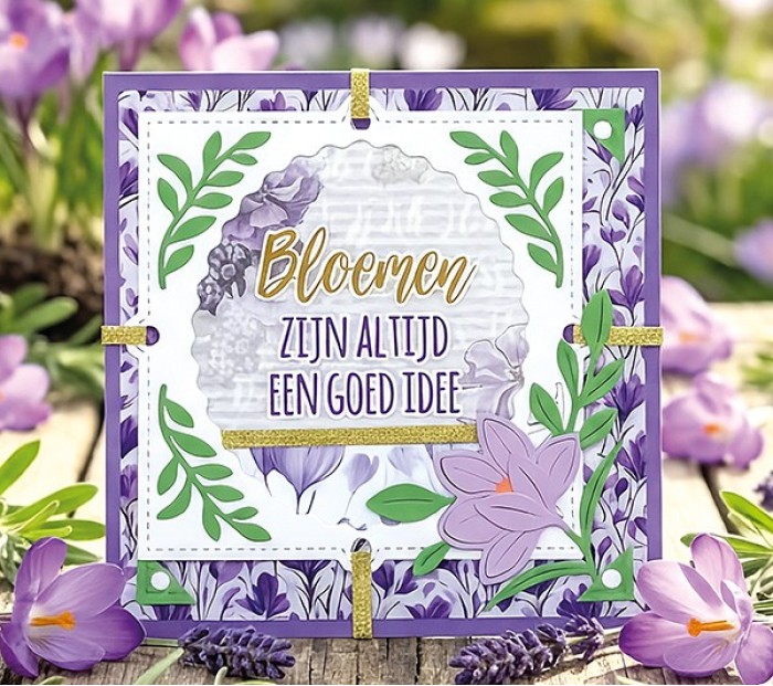 Dies - Berries Beauties - First Blossoms - Leafy Frame