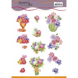 3D Cutting Sheet - Jeanine's Art - Spring Flowers